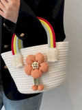 Large Capacity Portable Bucket Bag for Women