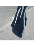 Large Patchwork Canvas Shoulder Bag