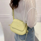 Foufurieux Leather Shoulder Bag Y2k Style