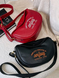 Foufurieux Leather Shoulder Bag Women Wide Strap Cowhide Messenger