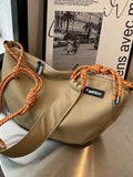 Foufurieux PVC Men Chest Bag Waterproof Zipper Outdoor Minimalist Bag Harajuku