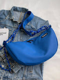 Foufurieux PVC Men Chest Bag Waterproof Zipper Outdoor Minimalist Bag Harajuku