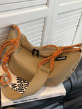 Foufurieux PVC Men Chest Bag Waterproof Zipper Outdoor Minimalist Bag Harajuku