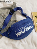 Foufurieux Waterp. Sling Bag Unisex Sport Waist Bag