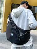 Foufurieux Man Travel Shoulder Bag Chest Pack Hip Hop Street Casual Handbags