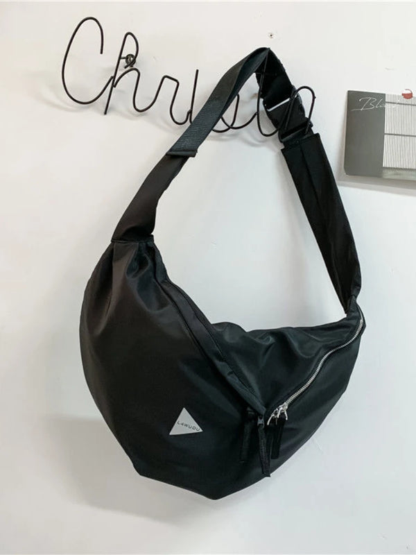 Foufurieux Man Travel Shoulder Bag Chest Pack Hip Hop Street Casual Handbags