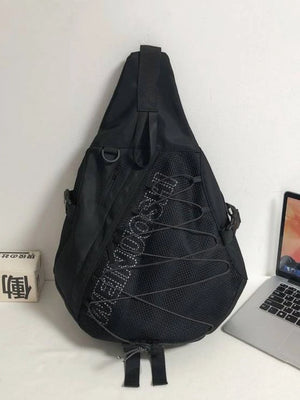 Large Capacity Chest Bag Japanese Casual Shoulder Bag