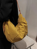 Soft Nylon Big Capacity Side Bags Lady Shoulder Crossbody Sling Bags