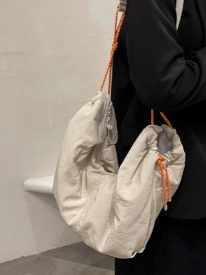 Soft Nylon Big Capacity Side Bags Lady Shoulder Crossbody Sling Bags