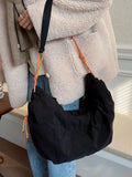 Soft Nylon Big Capacity Side Bags Lady Shoulder Crossbody Sling Bags
