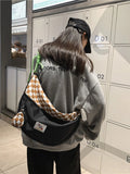 Japanese Casual Men's Shoulder Bag Student Dumpling Bag