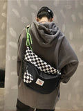 Japanese Casual Men's Shoulder Bag Student Dumpling Bag