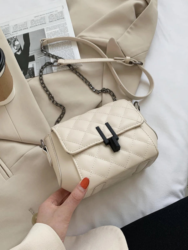 Foufurieux Rhombus Chain Bag Women's Crossbody Bag