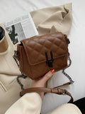 Foufurieux Rhombus Chain Bag Women's Crossbody Bag