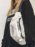 Nylon Reflective Chest Pack Waist Bag for Travel Crossbody