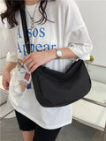 Oxford Women's Shoulder Bag Casual Travel Tote Solid Hand Messenger Purse