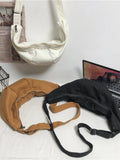 Canvas Shoulder Bag Men Large-capacity Messenger Student Bag