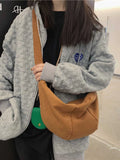 Canvas Shoulder Bag Men Large-capacity Messenger Student Bag