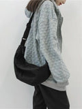Canvas Shoulder Bag Men Large-capacity Messenger Student Bag