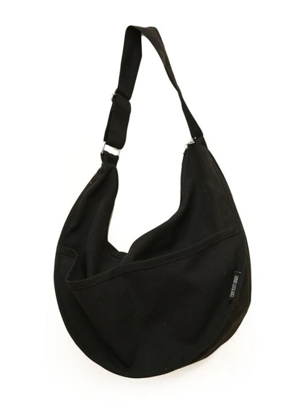 Canvas Messenger Bag Men's Large-capacity Student Shoulder Bag