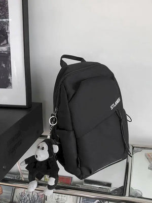 Foufurieux Solid Women Rucksack Bag Backpack for Teenage Girls