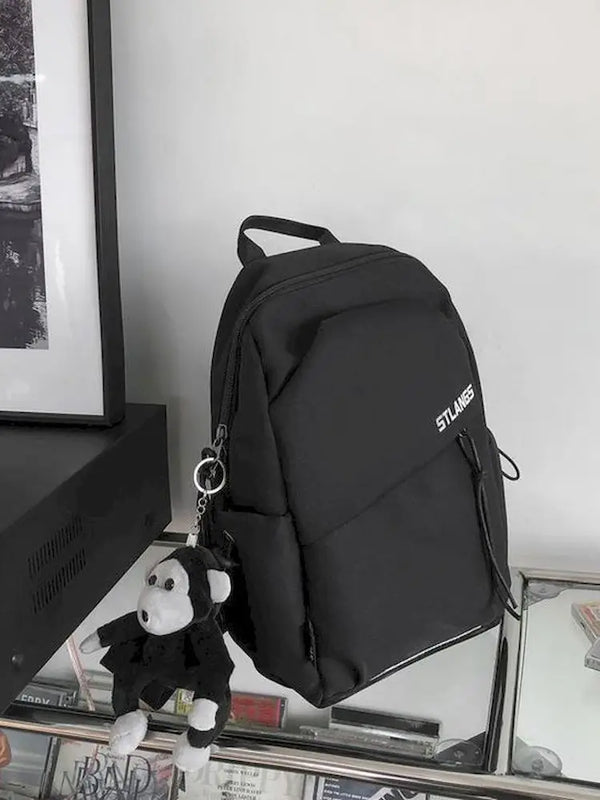 Foufurieux Solid Women Rucksack Bag Backpack for Teenage Girls