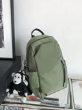 Foufurieux Solid Women Rucksack Bag Backpack for Teenage Girls
