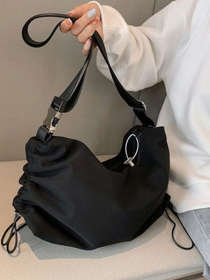 Foufurieux Canvas Crossbody Dumpling Bag Women