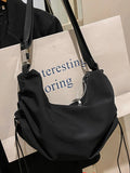 Foufurieux Canvas Crossbody Dumpling Bag Women