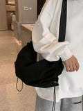 Foufurieux Canvas Crossbody Dumpling Bag Women