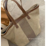 Foufurieux Tote Bag Canvas Zipper Shoulder Bags Y2k