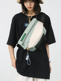 Foufurieux Ins Chest Bag Crossbody Multifunctional Bags Large-capacity