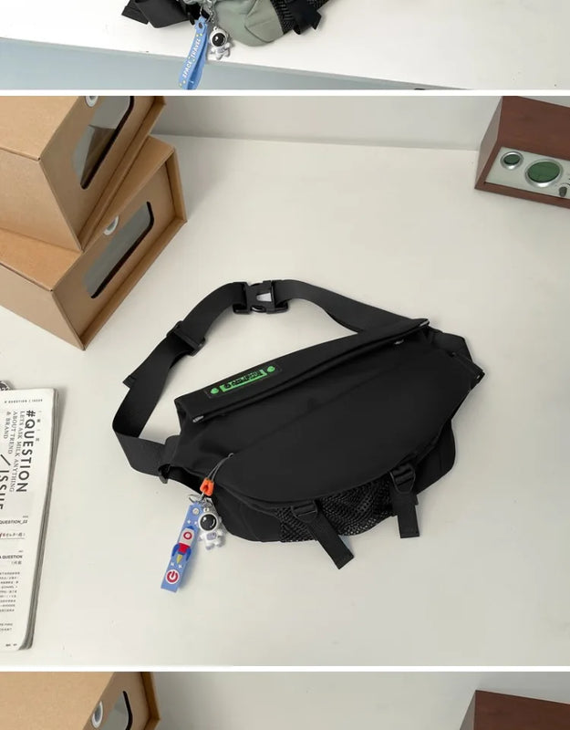 Foufurieux Ins Chest Bag Crossbody Multifunctional Bags Large-capacity