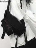 Foufurieux Sports Chest Bag Canvas Messenger Bag