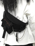 Foufurieux Sports Chest Bag Canvas Messenger Bag