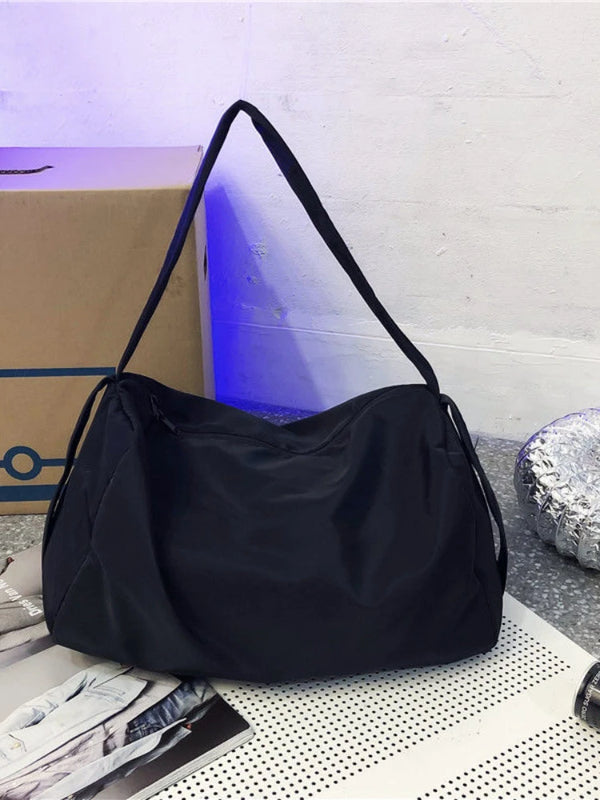Foufurieux Sporty Style Neon Green Shoulder Bag