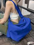 Foufurieux Sporty Style Neon Green Shoulder Bag