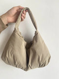 Soft Clouds Cotton Underarm Bag Large-capacity Waist Pack