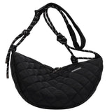 Foufurieux Woman Shoulder Bag Big Capacity Solid Nylon Cloth