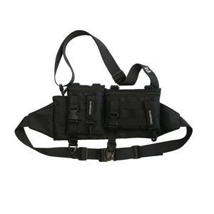 Foufurieux Woman Waist Packs Nylon Solid Mini Workwear One Shoulder Crossbody Ba