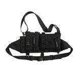 Foufurieux Woman Waist Packs Nylon Solid Mini Workwear One Shoulder Crossbody Ba