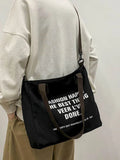 Foufurieux Women Canvas Bag Tote Bag Shoulder Bags High Capacity Crossbody Bag