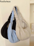 Foufurieux Canvas Crossbody Bag Large Capacity Shoulder Bag
