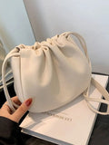 Foufurieux Shoulder Bag High PU Leather Bucket Bag