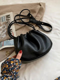 Foufurieux Shoulder Bag High PU Leather Bucket Bag