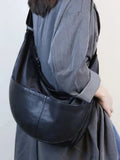 Foufurieux Women Leather Handbags Large Shoulder Bags Casual Tote Bags