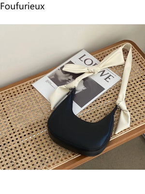 Retro Crossbody Bags Pu Leather Female Handbags Bucket Shoulder Bags