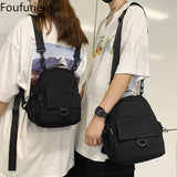 Foufurieux Women's Crossbody Bag Solid Leisure Backpack