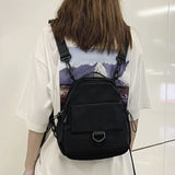 Foufurieux Women's Crossbody Bag Solid Leisure Backpack