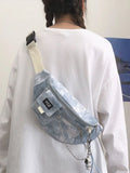 Foufurieux Canvas Crossbody Bag Shoulder Pack